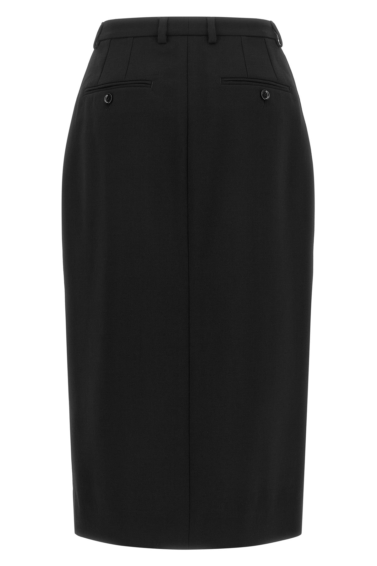 the midi skirt from the dolce&gabbana identity collection in double virgin woo