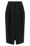 the midi skirt from the dolce&gabbana identity collection in double virgin woo
