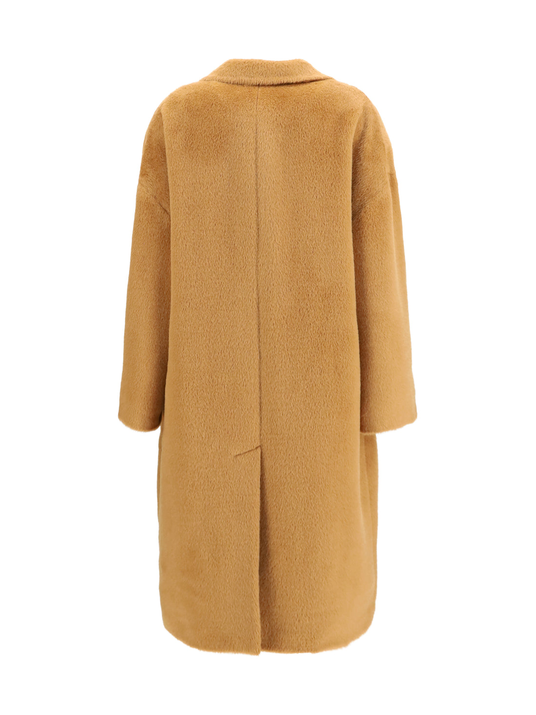 LARDINI 38 long alpaca and wool-blend coat