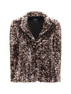 single-breasted jacket with sequins