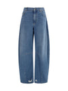 distressed jeans