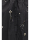 fleurs d’orient embroidered voile bohemian shirt