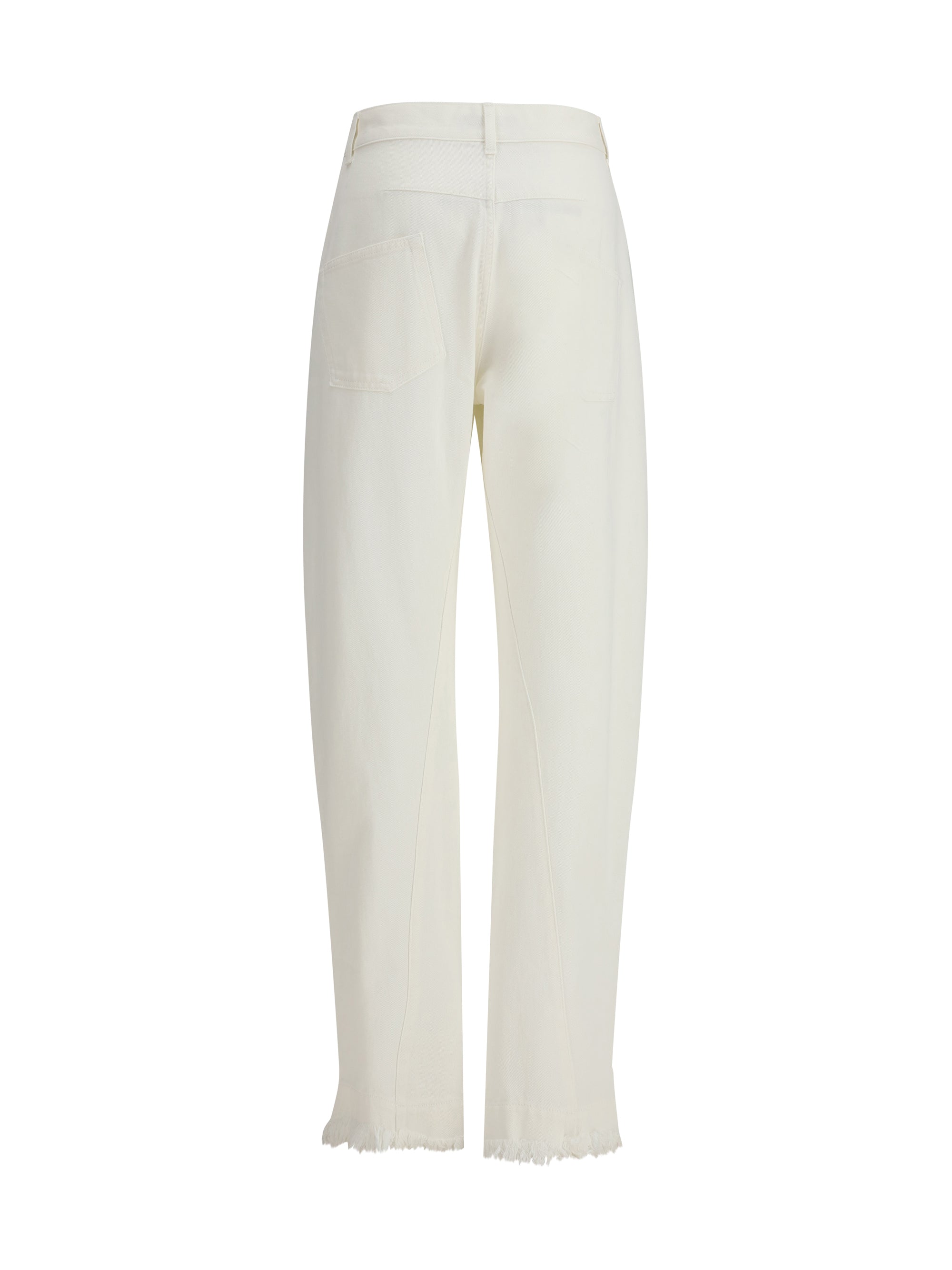 PHOEBE PHILO 38 arch jeans with raw edge hem