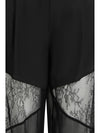 nacy pants with lace inserts