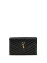 SAINT LAURENT OS envelope cassandre wallet