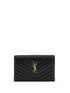 SAINT LAURENT OS envelope cassandre wallet
