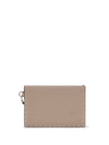 rockstud leather clutch