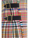 heather check mini kilt
