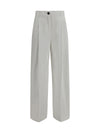 tailored cotton pants