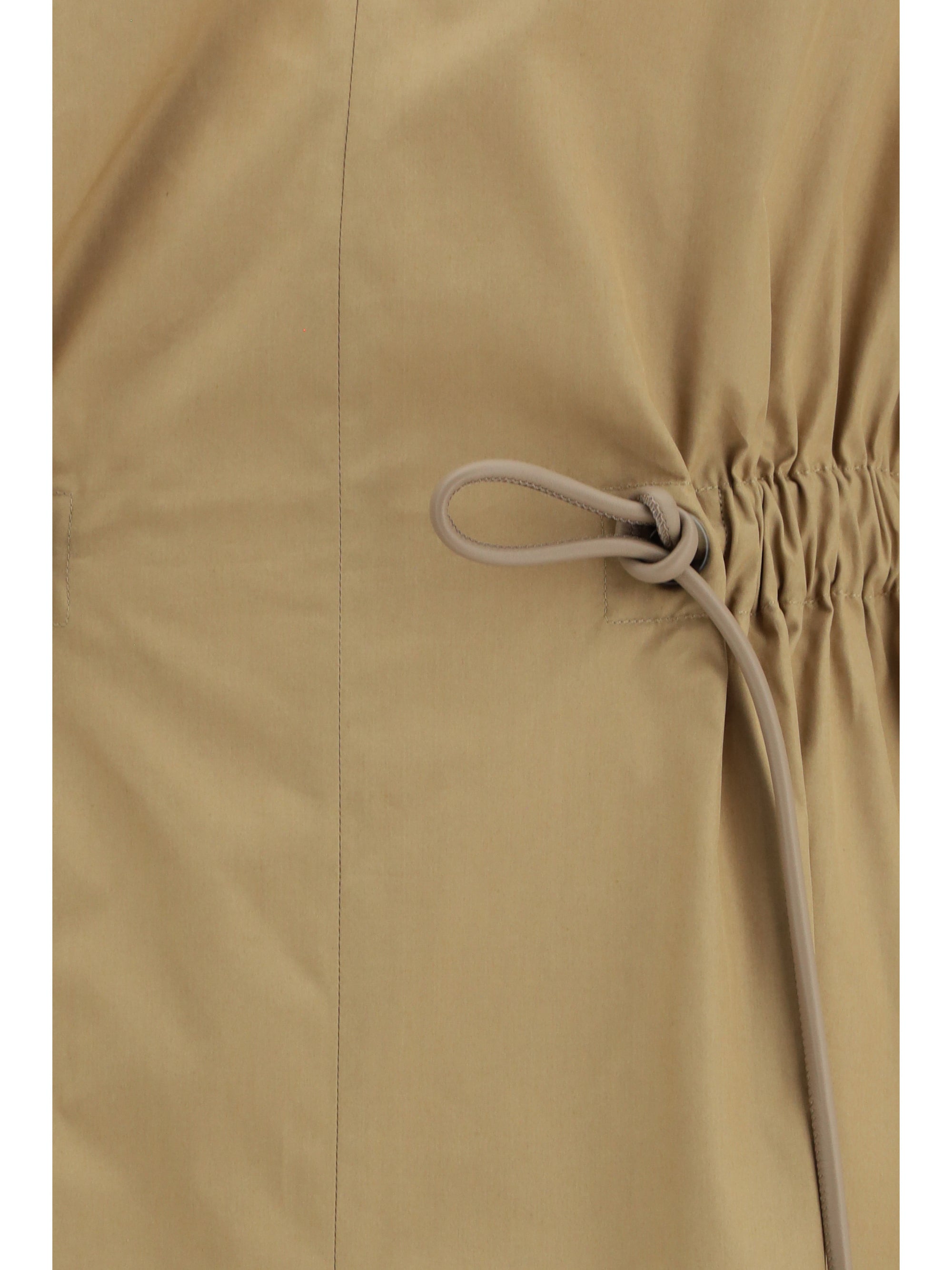 pedaggi midi dress in cotton poplin