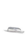 satin flip-flop sandals
