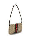 horsebit web wallet with shoulder strap
