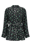 roselline and mughetti print silk twill shirt