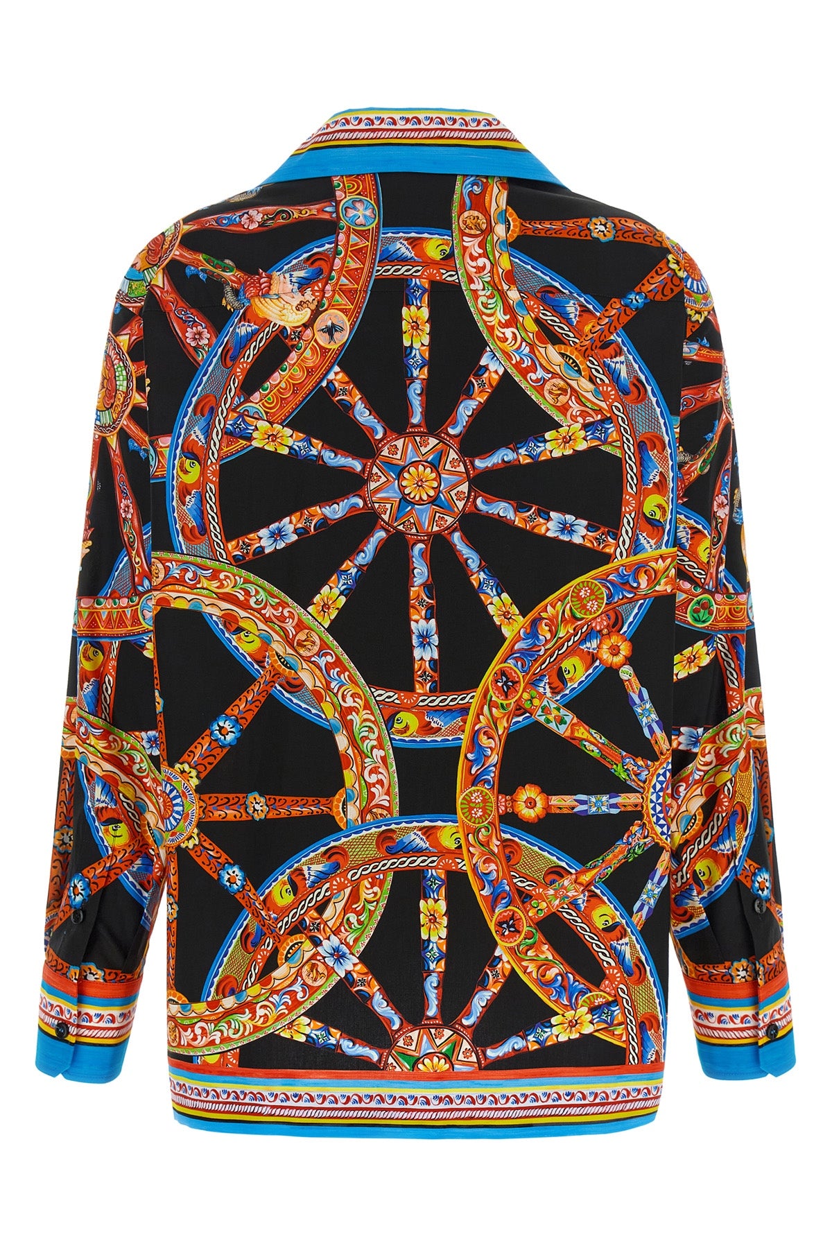the dolce & gabbana shirt reinterprets the classic hawaii silhouette