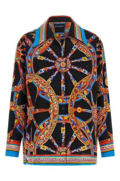 the dolce & gabbana shirt reinterprets the classic hawaii silhouette
