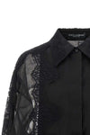 cashmere organza shirt