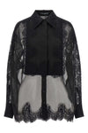 cashmere organza shirt