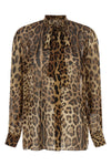 the dolce & gabbana shirt in fine silk georgette stands out for its sartorial co