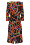 the dolce&gabbana midi dress in fine stretch silk charmeuse celebrates the maiso