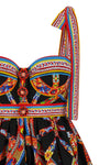 the dolce&gabbana pure cotton poplin mini dress stands out for its iconic multic
