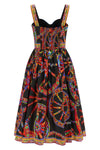 the dolce&gabbana midi dress in pure cotton poplin stands out for its iconic mul