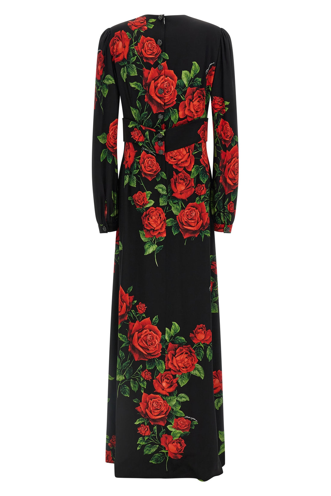 DOLCE &amp; GABBANA 42 the dolce&amp;gabbana long dress is made of fine silk charmeuse that ensures a smoot