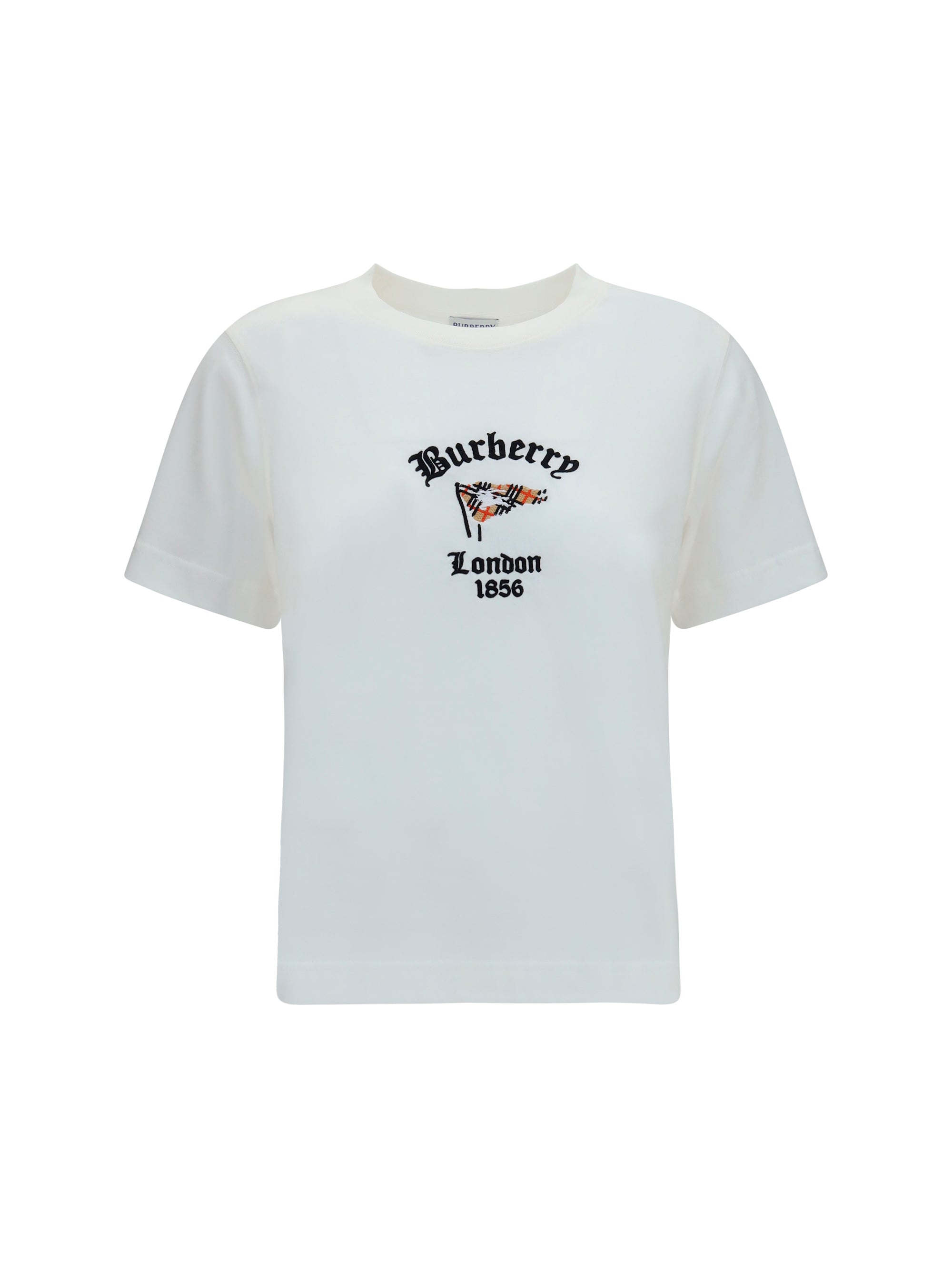 cotton t-shirt with check flag