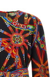 the dolce&gabbana mini dress exemplifies the brands dedication to vibrant itali