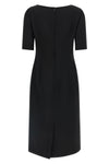 the dolce&gabbana double crêpe wool midi dress defines an impeccable sartorial s