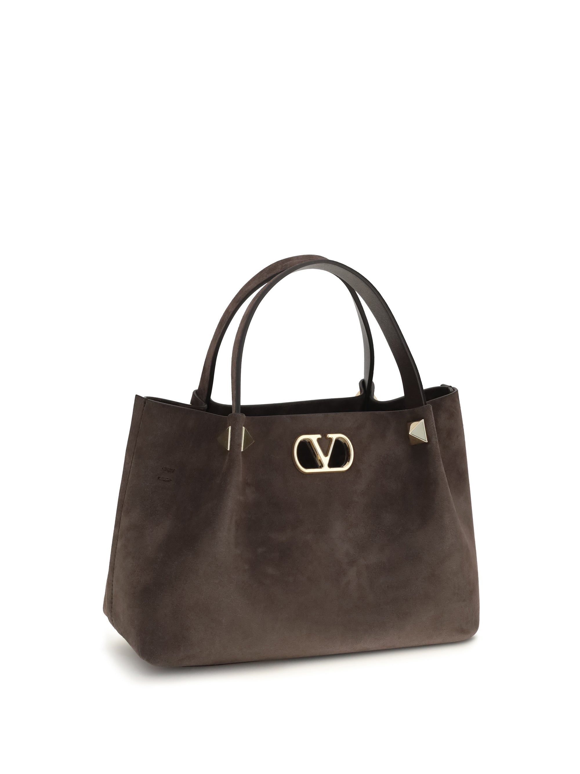 small suede handbag