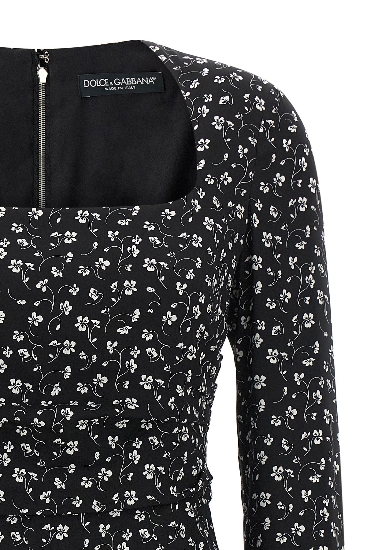 the dolce&gabbana mini dress sets new standards of tailoring through a rigorous