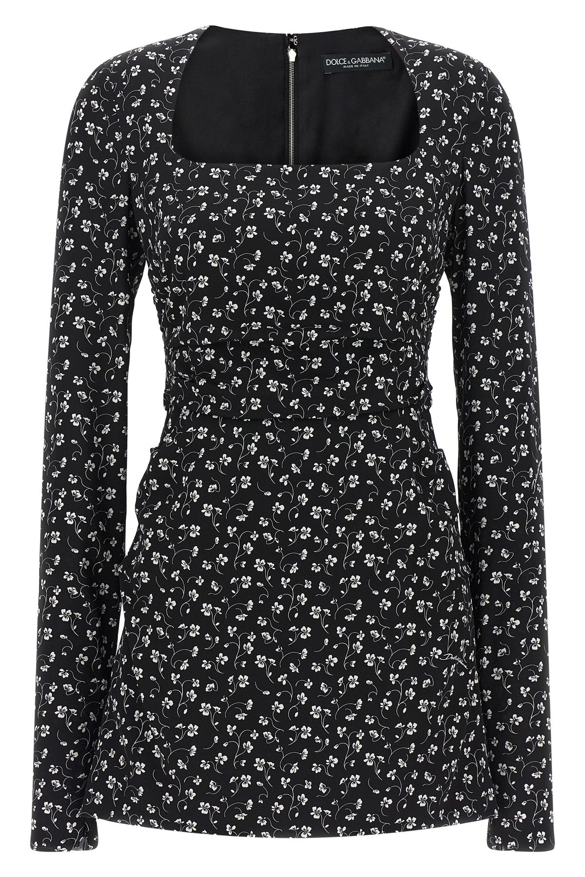 the dolce&gabbana mini dress sets new standards of tailoring through a rigorous