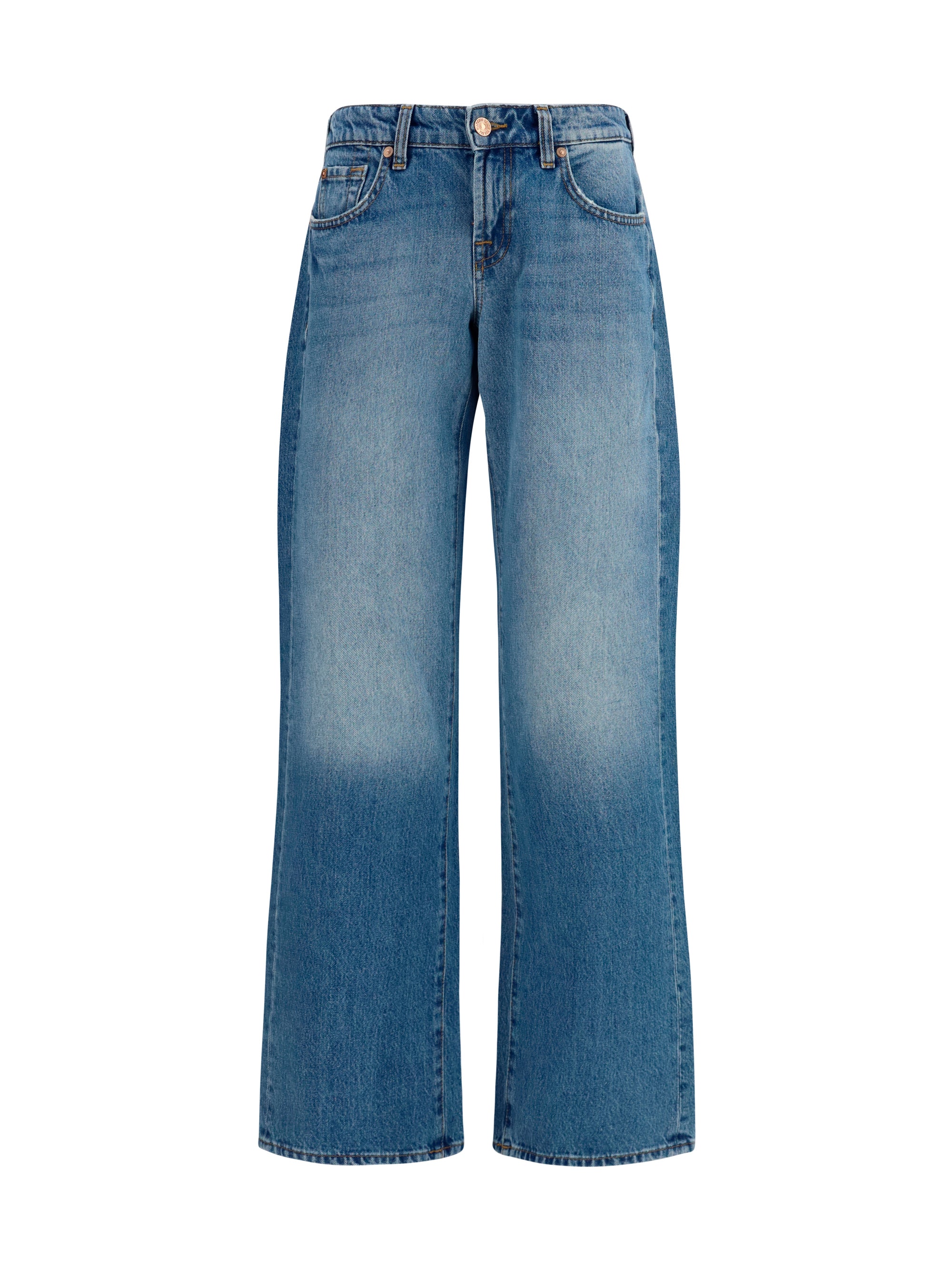 straight-leg jeans
