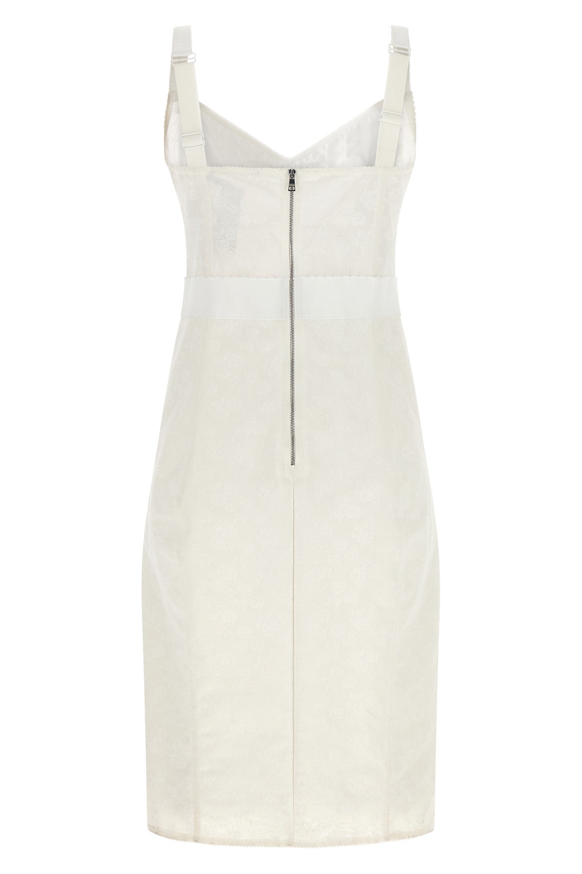 the dolce & gabbana dress reinterprets the codes of corsetry through an impeccab
