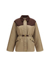 responsible jacket in nylon twill