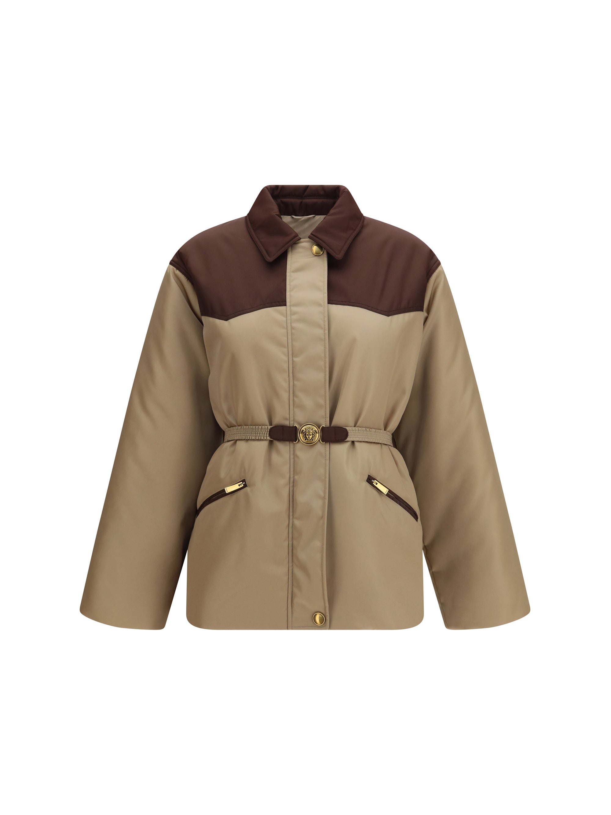 responsible jacket in nylon twill
