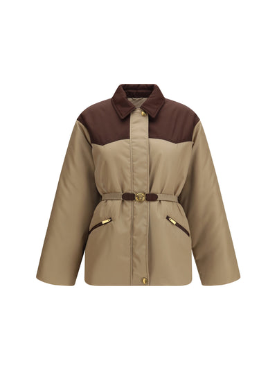 responsible jacket in nylon twill