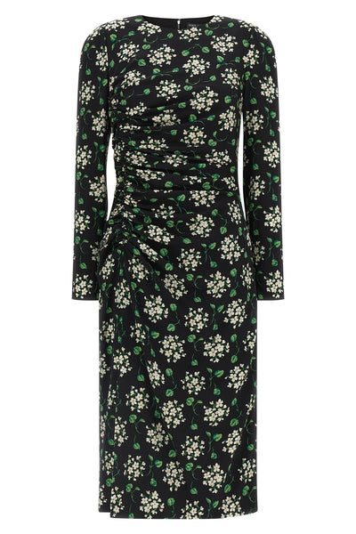 silk charmeuse midi dress