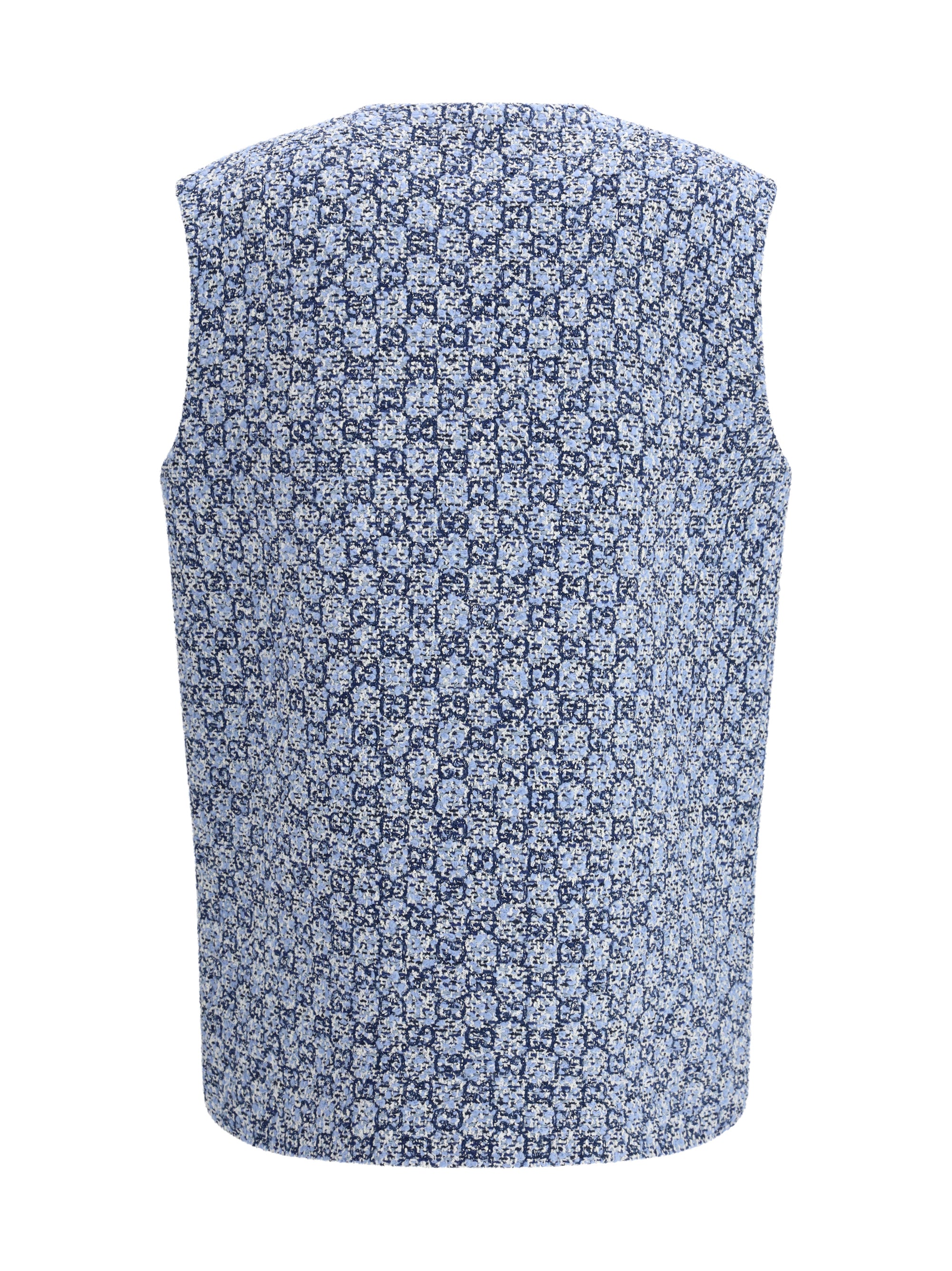 gg tweed vest