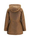 hooded padded arctic parka