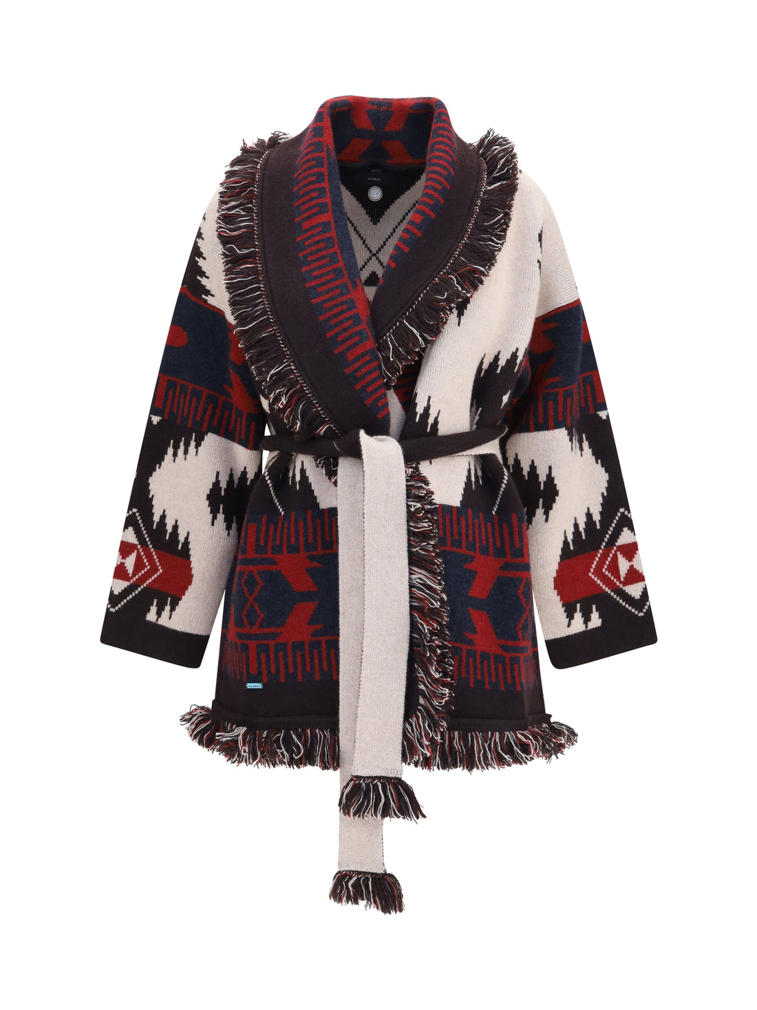 ALAIA M icon jacquard cardigan
