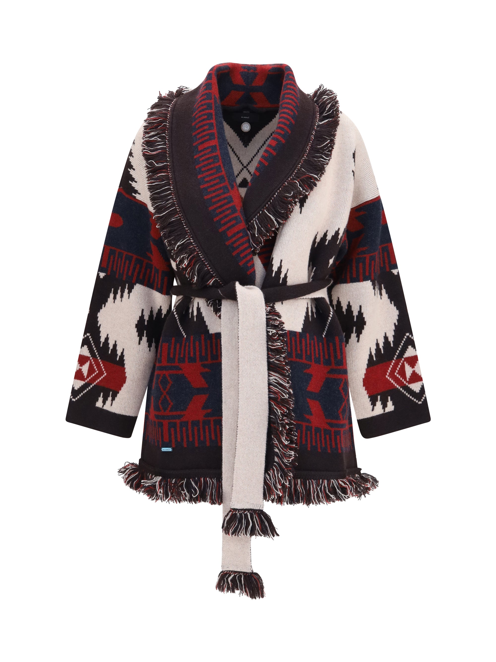 icon jacquard cardigan