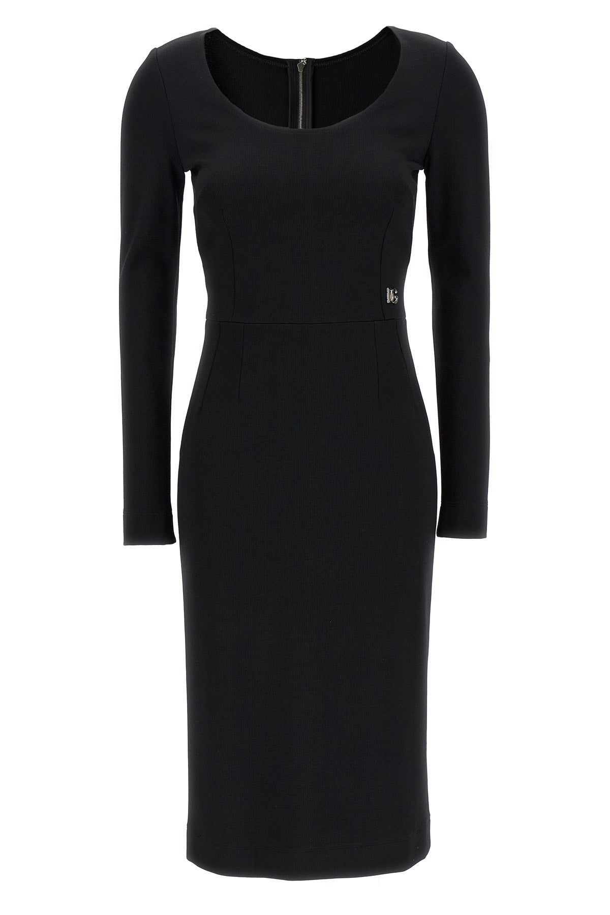 stretch viscose midi dress