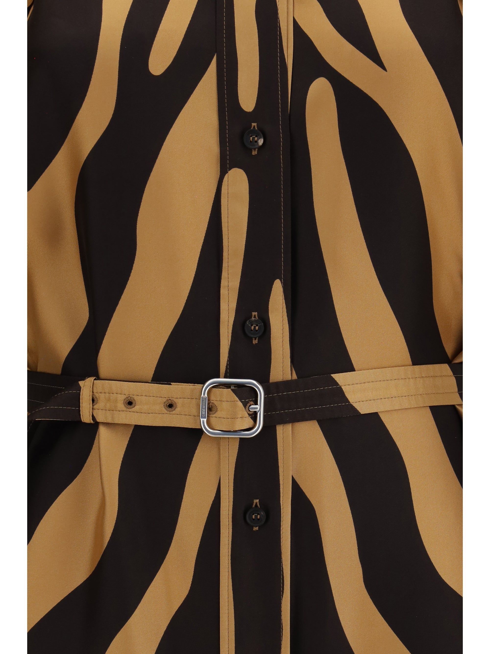 twill shirt dress