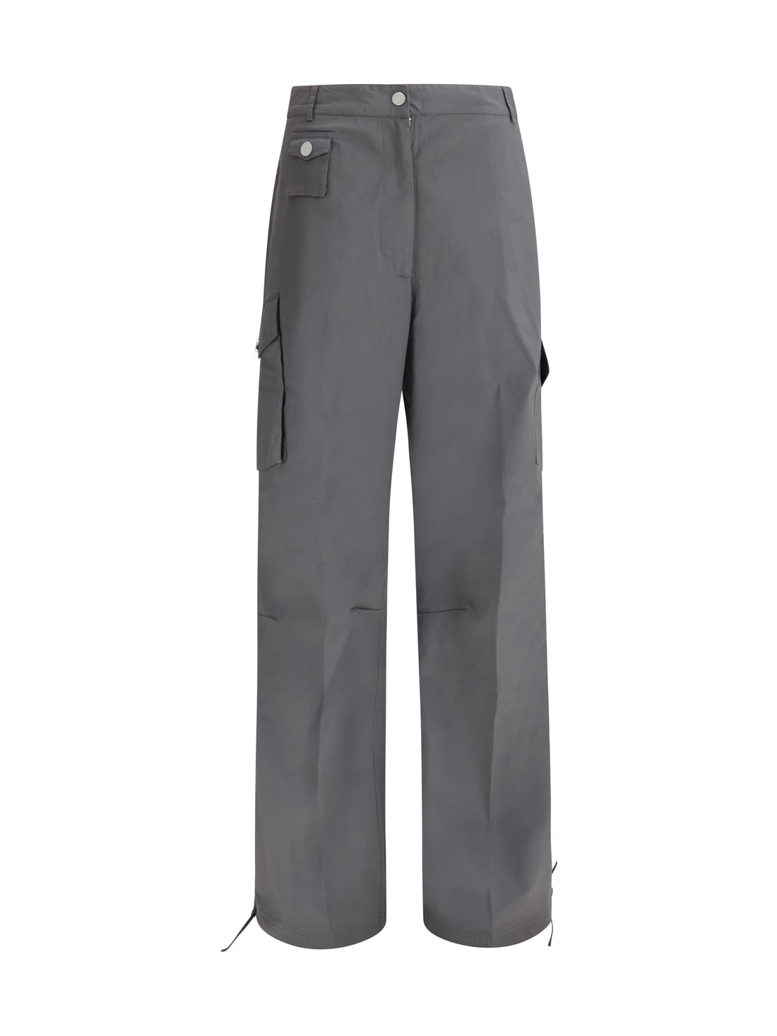 GANNI 34 stretch cotton cargo pants