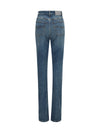 high-waisted skinny jeans