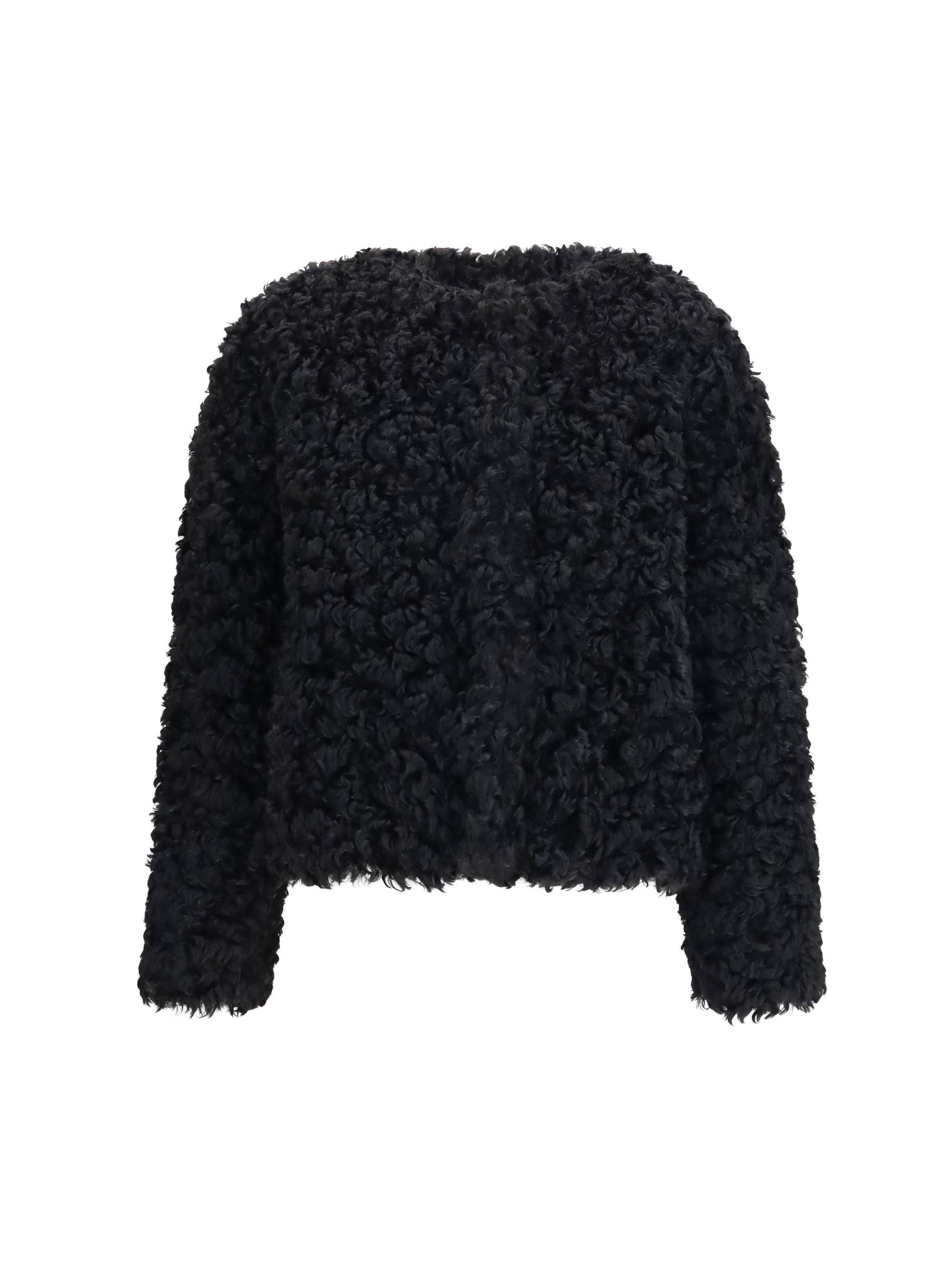 short plush coat