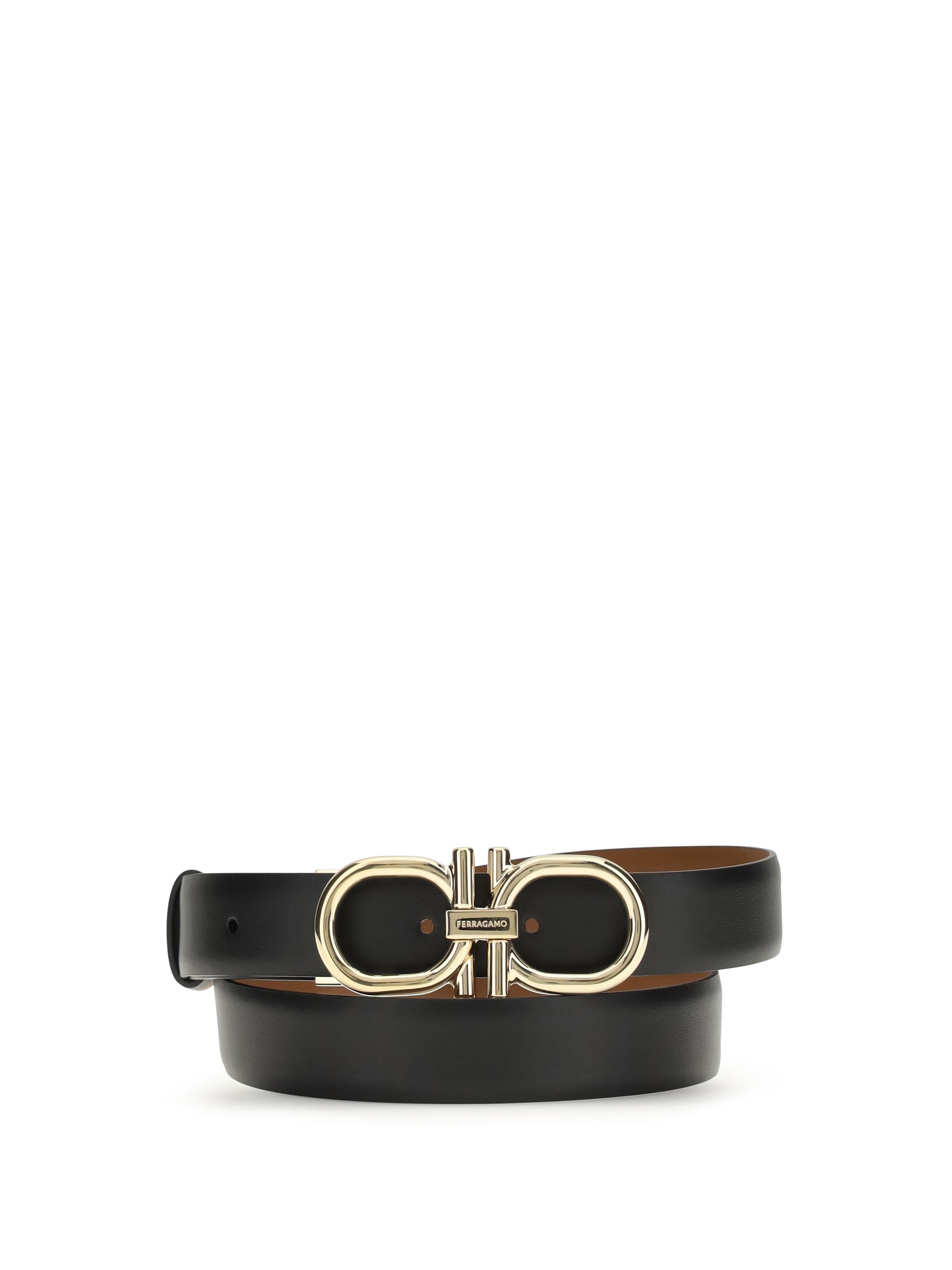 FERRAGAMO 75 adjustable and reversible gancini belt