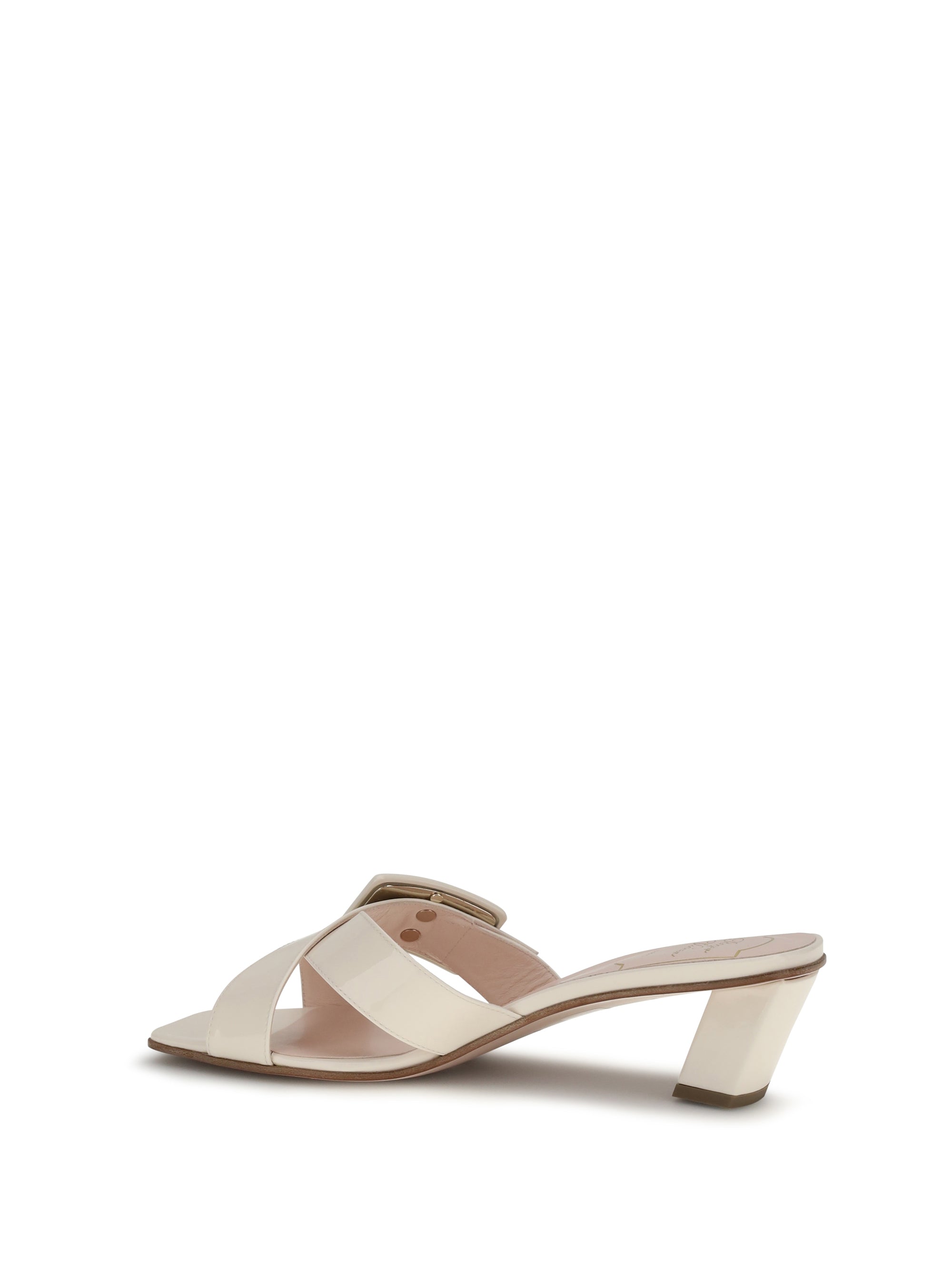 belle vivier patent leather sandals