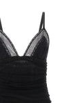 the dolce & gabbana midi dress is constructed